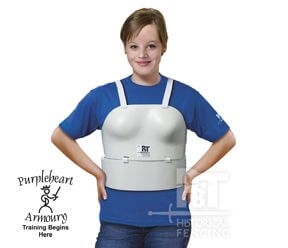 XL women's style Lg Plastic chest protector for Fencing and martial arts 